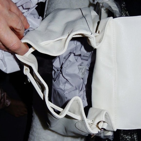 Large white backpack main image 6